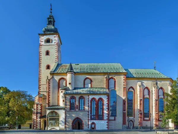 Chiesa Dell Assunzione Della Vergine Maria Banska Bystrica Slovacchia — Foto Stock