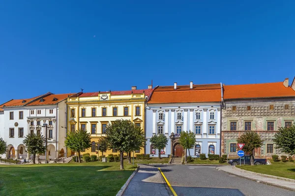 Historical Houses Main Square Levoca Slovakia — Stock Photo, Image