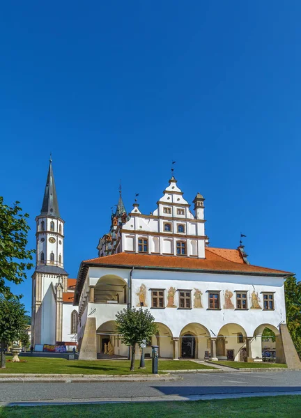 Stará Radnice Bazilika Jakuba Levoči Slovensko — Stock fotografie