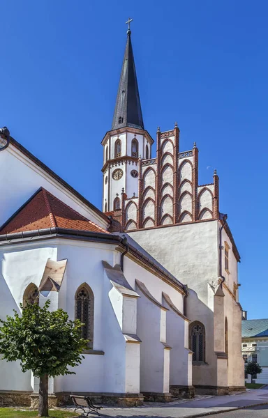 圣詹姆斯大教堂 Basilica James 是斯洛伐克利沃卡的一座哥特式教堂 建筑始建于14世纪 — 图库照片