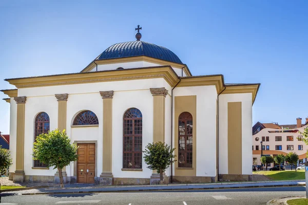 Chiesa Evangelica Situata Nella Piazza Centrale Levoca Slovacchia — Foto Stock