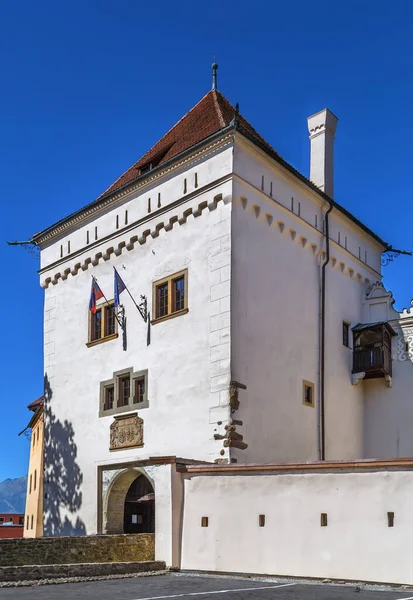 Schloss Der Stadt Kezmarok Slowakei Burg Wurde Zum Ersten Mal — Stockfoto