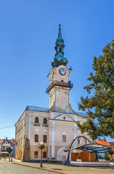 Ratusz Centrum Kezmarku Słowacja — Zdjęcie stockowe