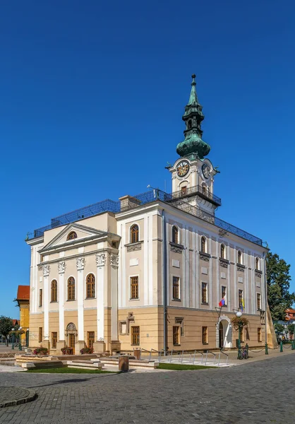 Oud Gemeentehuis Kezmarok Centrum Slowakije — Stockfoto