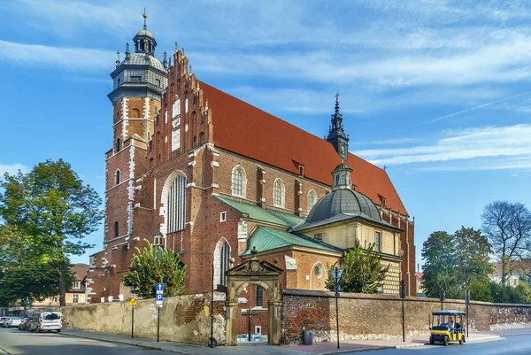 Basilique Corpus Christi Située Dans Quartier Kazimierz Cracovie Pologne Est — Photo