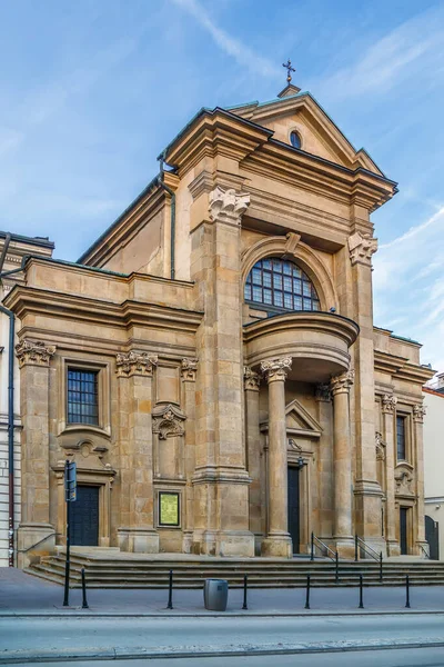 Церковь Святого Павла Кракове Польша — стоковое фото