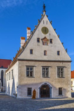 Slovakya, Bardejov merkez meydanındaki eski belediye binası.