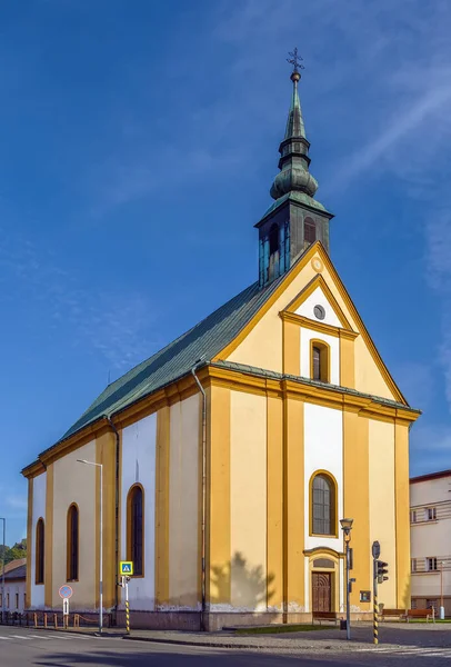Gereja Lutheran Pusat Kota Bardejov Slowakia — Stok Foto