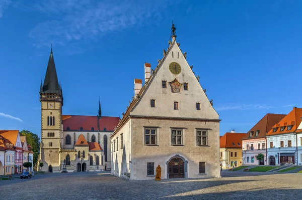 Old Town Hall Bardejov Central Square Slovakia — Stock Photo, Image