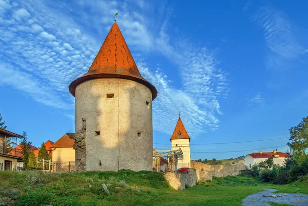 Opevňovací Systém Městské Hradby Pocházejí Století Bardějově Slovensku — Stock fotografie