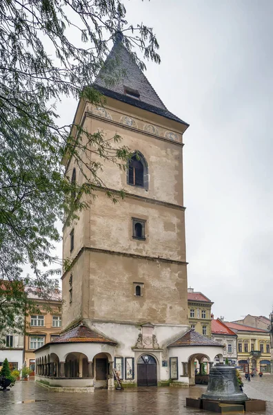 Urban Tower Kosice Slowakije Oorspronkelijk Een Gotische Prismatische Campanile — Stockfoto