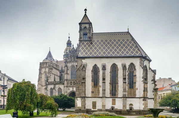 Elisabeth Katedrali Slovakya Nın Kosice Kentinde Yer Alan Gotik Bir — Stok fotoğraf