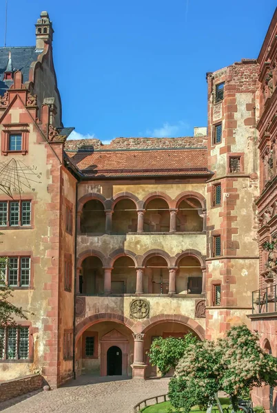 Kasteel Heidelberg Een Beroemde Ruïne Duitsland Bezienswaardigheid Van Heidelberg — Stockfoto