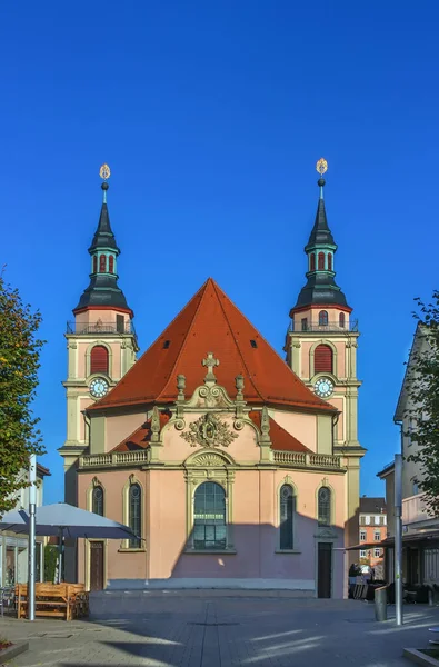 Chiesa Della Città Evangelica Nel Centro Ludwigsburg Germania — Foto Stock