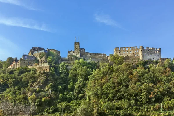 Rheinfels Castle Castle Ruin Located Left Bank Rhine Sankt Goar — Stock Photo, Image