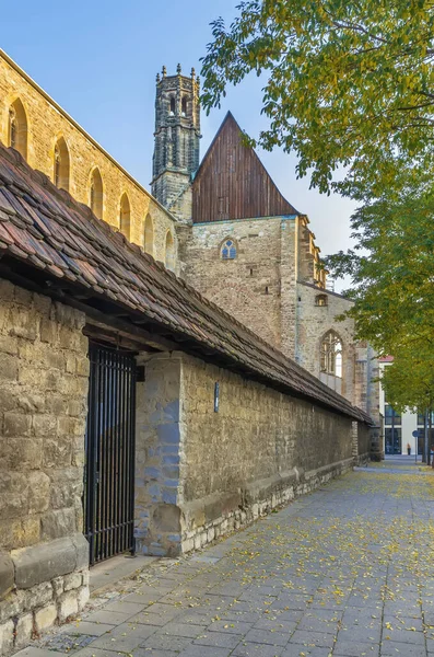 Ruins Former Franciscan Monastery Barfusser Church Erfurt Germany — Stock Photo, Image