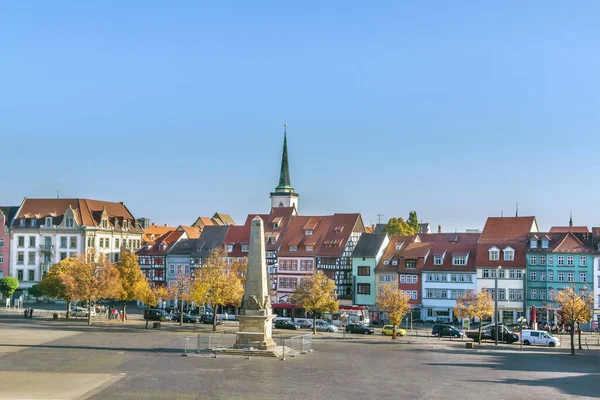 Blick Auf Die Historische Innenstadt Von Erfurt Deutschland — Stockfoto