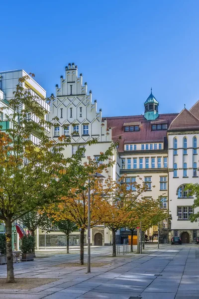 Plaza Del Casco Antiguo Chemnitz Alemania —  Fotos de Stock