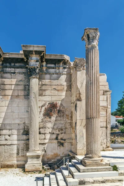 Hadrian Kütüphanesi 132 Yılında Atina Akropolünün Kuzey Tarafında Roma Mparatoru — Stok fotoğraf