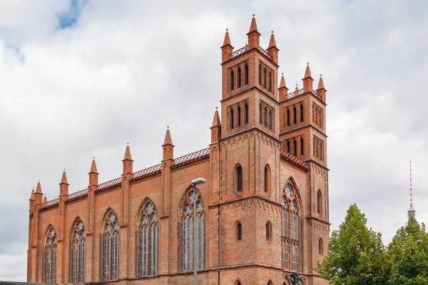 Friedrichswerder Kyrka Var Den Första Nygotiska Kyrkan Som Byggdes Berlin — Stockfoto