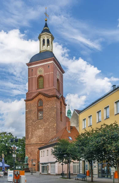 Die Nikolaikirche Berliner Bezirk Spandau Wurde Jahrhundert Erbaut — Stockfoto