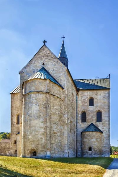 Cyriakus Jest Średniowiecznym Kościołem Gernrode Saksonia Anhalt Niemcy Jest Jeden — Zdjęcie stockowe