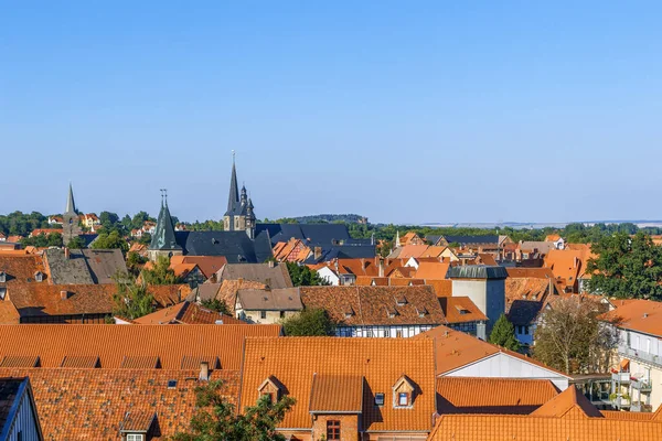ของเม องเก Quedlinburg เยอรม — ภาพถ่ายสต็อก