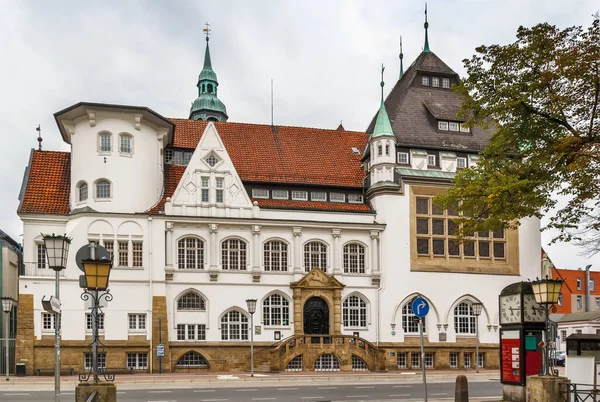 stock image Building of Bomann Museum in Celle city center, Germany