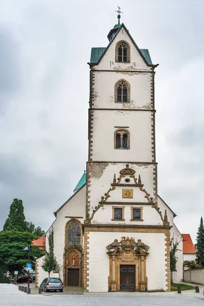 Facade Busdorf Church Paderborn City Center Germany — Stock Photo, Image