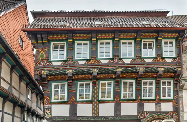 Pittoreska Fasader Antika Hus Staden Einbeck Tyskland — Stockfoto
