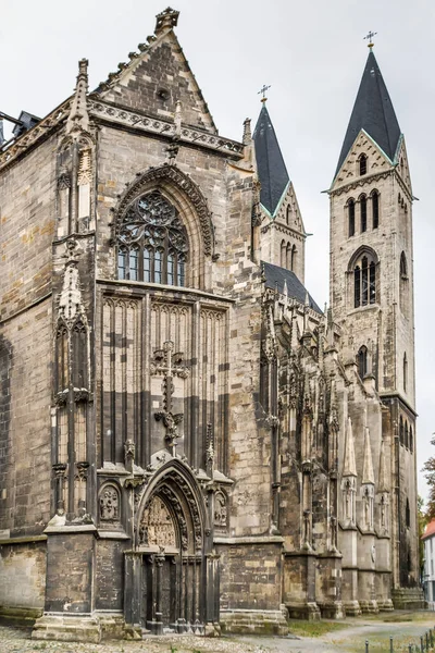 Elegantní Gotická Katedrála Sefána Podle Francouzských Modelů Byla Postavena Letech — Stock fotografie