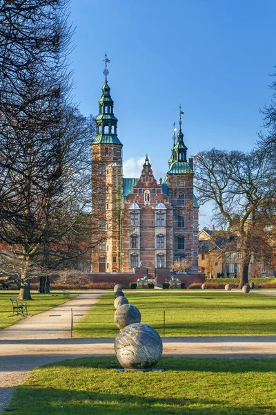 Palacio Rosenborg Castillo Renacentista Situado Copenhague Dinamarca —  Fotos de Stock