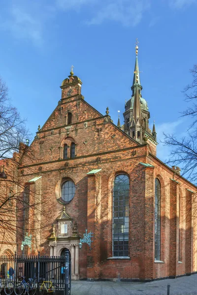 Igreja Espírito Santo Uma Das Igrejas Mais Antigas Copenhague Dinamarca — Fotografia de Stock