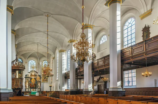 Church Holy Ghost One Oldest Churches Copenhagen Denmark Interior — Stock Photo, Image