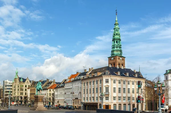 Hojbro Náměstí Obdélníkové Veřejné Náměstí Nachází Centru Města Kodaň Dánsko — Stock fotografie