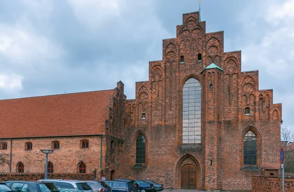 丹麦赫尔辛格尔夫人修道院成立于1430年 这是在丹麦存在的完整修道院建筑群的最好例子 — 图库照片