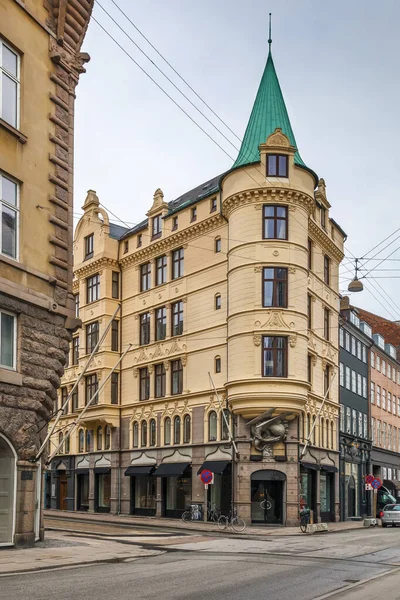Street Historical Houses Copenhagen City Center Denmark — Stock Photo, Image
