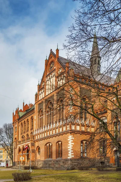 拉脱维亚艺术学院是设在拉脱维亚里加的一所高等教育和艺术科学研究机构 — 图库照片