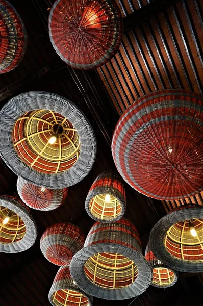 Chandelier Ceiling Thai Style — Stock Photo, Image