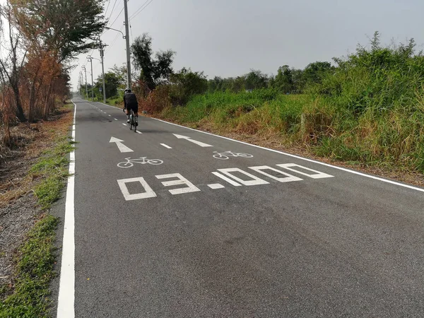 Fahrradstreifen Parken Bangkok — Stockfoto