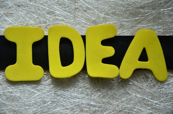 Idea programu Word na Abstrakcja — Zdjęcie stockowe