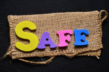 bir soyut üzerinde güvenli kelime