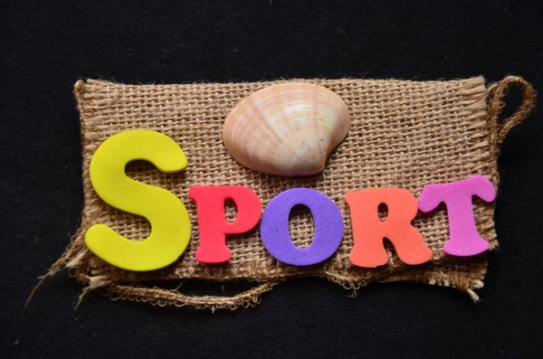 Word sport on abstract — Stock Photo, Image