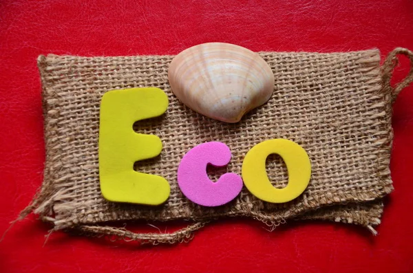 Λέξη eco την ΠΕΡΙΛΗΨΗ — Φωτογραφία Αρχείου