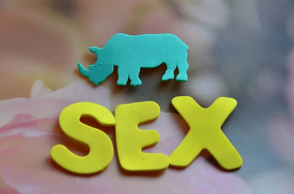 Word sex on abstract — Stock Photo, Image