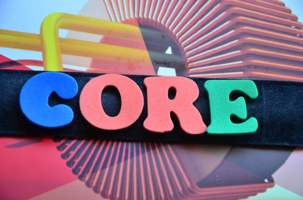 Word core on abstract — Stock Photo, Image