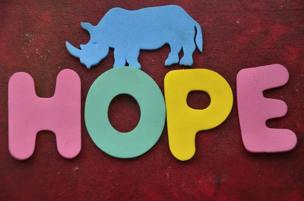 Palabra esperanza en abstracto —  Fotos de Stock