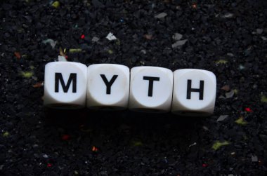 kelime efsane bir soyut üzerinde 