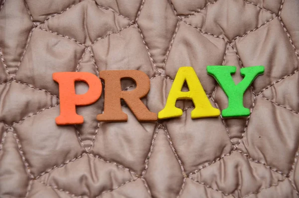 Word pray on a  abstract — Stock Photo, Image