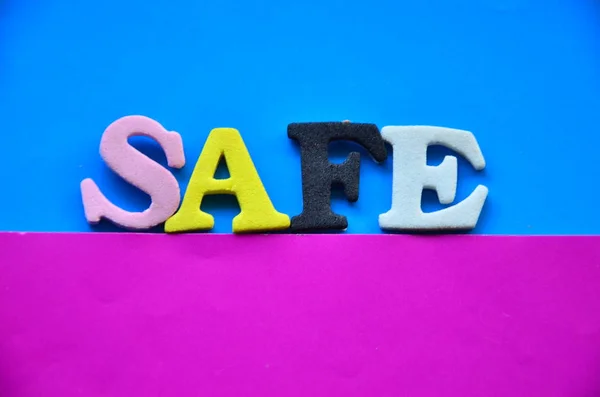 Word safe on a  abstract — Stock Photo, Image